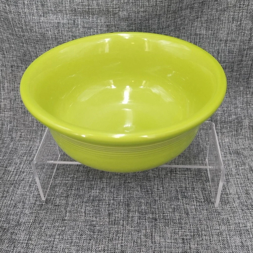 Fiesta Chartreuse Medium & Small Flared Mixing Bowl Set Free Shipping